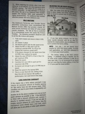Edelbrock Carburetor Manual - Page 8